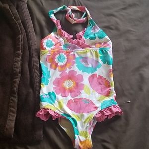 Girls one peice bathing suit  size 6